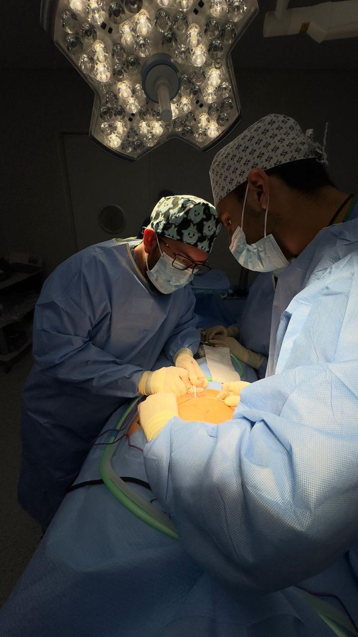Procedimiento quirúrgico realizado por el Dr. Manuel José Rodríguez Trejo